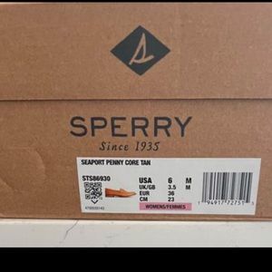 Sperry Leather Loafers. Size 6 never worn.